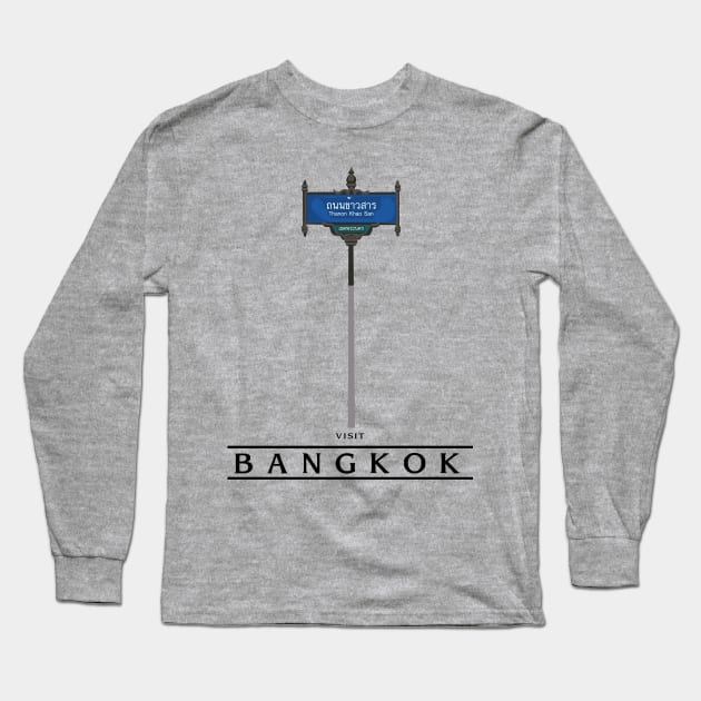 Bangkok Thailand Long Sleeve T-Shirt by KewaleeTee